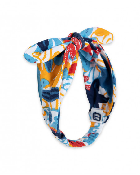 Bandolete jersey estampado de estrelas-do-mar multicolor menina Bandolete jersey estampado de estrelas-do-mar multicolor menina