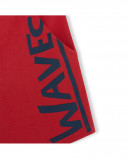 Bermudas jersey coral texto lateral menino Bermudas jersey coral texto lateral menino
