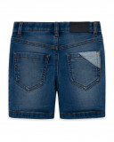 Bermudas denim cinco bolsos azul-marinho menino