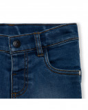 Bermudas denim cinco bolsos azul-marinho menino