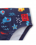 Slip de banho estampado menino azul