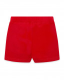 Bermudas jersey com cordão vermelhas menino