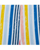 Leggings corsário às riscas multicolor menina