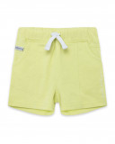 Bermudas jersey com cordão verdes menino