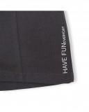 Bermudas jersey com cordão cinzentas menino