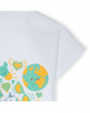 Camisola de manga curta nath kids by tuc tuc branca coração Camisola de manga curta nath kids by tuc tuc branca coração