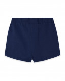 Shorts jersey azul-marinho menina