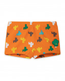 Boxer banho laranja desenhos cato menino Boxer banho laranja desenhos cato menino