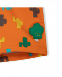 Boxer banho laranja desenhos cato menino Boxer banho laranja desenhos cato menino