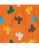 Boxer banho laranja desenhos cato menino Boxer banho laranja desenhos cato menino