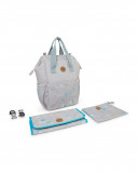 Mochila matern+muda fraldas little forest cinza Mochila matern+muda fraldas little forest cinza