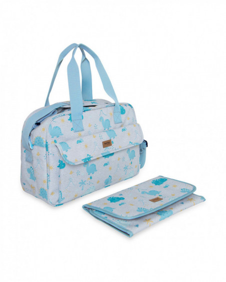 Bolsa maternidad + cambiador hello dino gris Bolsa maternidad + cambiador hello dino gris