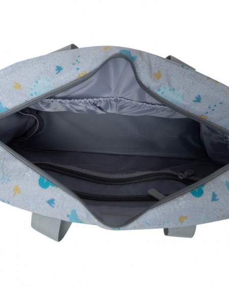 Bolsa maternidad + cambiador hello dino gris Bolsa maternidad + cambiador hello dino gris