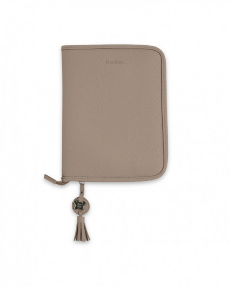 Porta documentos polipiel love taupe Porta documentos polipiel love taupe