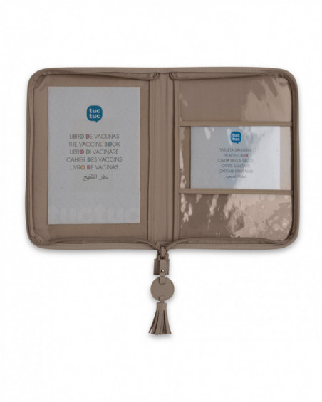 Porta documentos polipiel love taupe Porta documentos polipiel love taupe