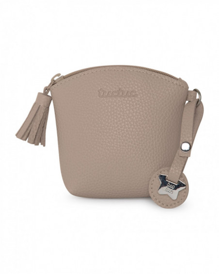 Porta chupeta polipiel love taupe Porta chupeta polipiel love taupe