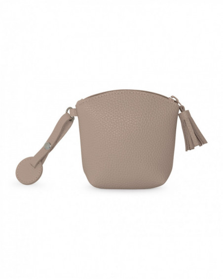 Porta chupeta polipiel love taupe Porta chupeta polipiel love taupe
