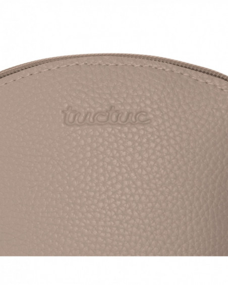 Porta chupeta polipiel love taupe Porta chupeta polipiel love taupe