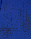 Camiseta de malha azul e cinza menino ativo Camiseta de malha azul e cinza menino ativo