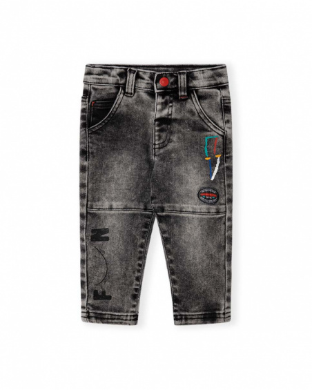 Calça jeans Black Boy Connect Calça jeans Black Boy Connect