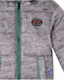 Parka acolchoada cinza infantil Connect Parka acolchoada cinza infantil Connect
