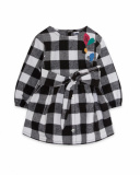 Vestido de flanela branca menina conect Vestido de flanela branca menina conect